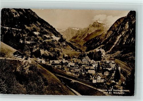 6484 Wassen UR - Sustenstrasse und Kl. Windgälle