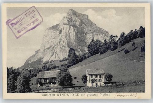 Grosser Mythen - Gasthaus zum Windstock