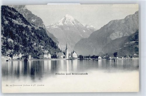 6454 Flüelen - Vierwaldstättersee Kirche Bristenstock AKU2