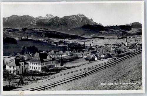9056 Gais 1942 - Krankenhaus Kirche