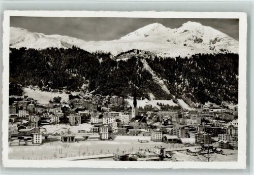 7270 Davos Platz - gegen Schatzalp und Schiahörner Feldpost
