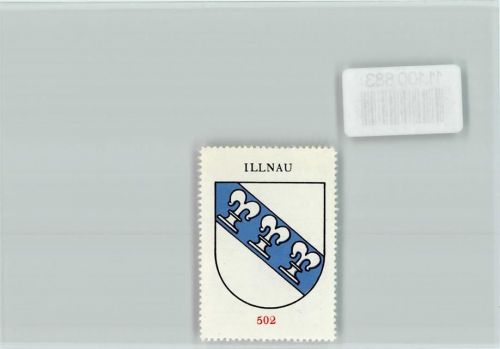 8308 Illnau Mesikon - Vignette Wappen Kaffee Hag ca 1920-1940 Illnau