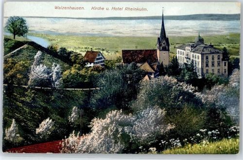 9428 Walzenhausen - Kirche Hotel Rheinkulm