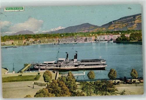1200 Genève Genf - Hafen Dampfschiff
