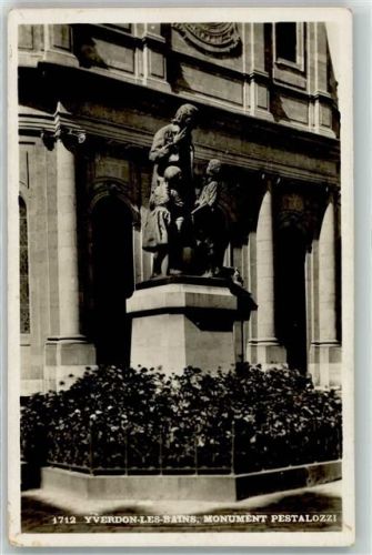 1400 Yverdon-les-Bains - Pestalozzi Denkmal