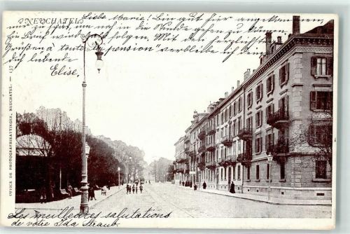 2000 Neuchâtel Neuenburg 1899 - Straßenbahn