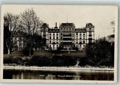 1800 Vevey Foto AK Grand Hotel Palace