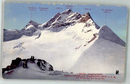 Jungfrau BE Winter Junbgfraujoch Aussichtsfelsen