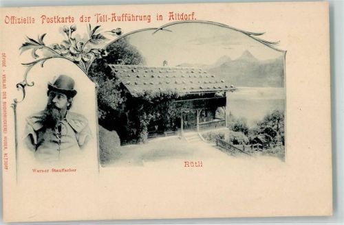6460 Altdorf UR - Tell Aufführung Werner Stauffacher Rütli