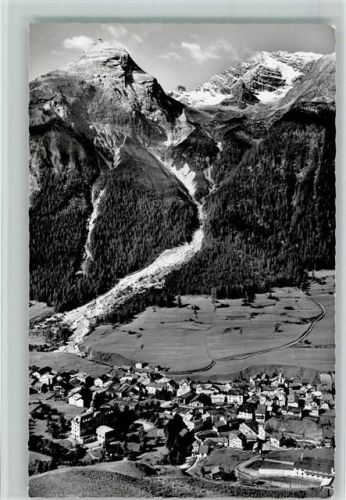 7482 Bergün Bravuogn - Bergrün im Albulatal mit Piz d'Aela