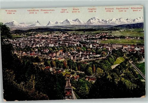 2532 Magglingen Macolin - Blick auf Biel Alpenkette