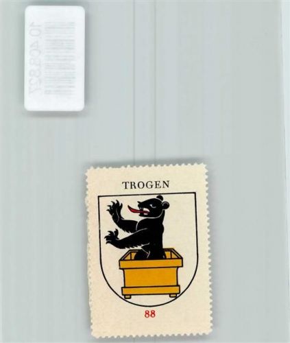 9043 Trogen - Vignette Wappen Kaffee Hag ca 1920-1940 Bär