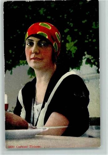 Costume Ticinese AK Tracht Schweiz 1966
