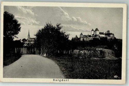 3400 Burgdorf Berthoud 1941 Foto AK Schloss