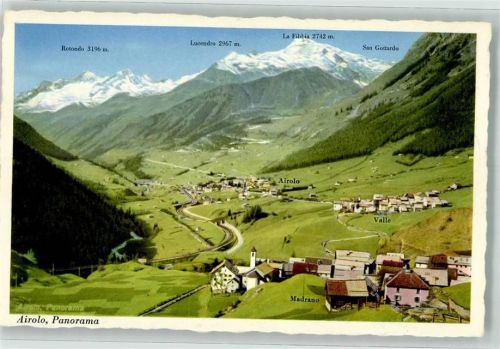 6780 Airolo Foto AK Lucendro Rotondo Madrano