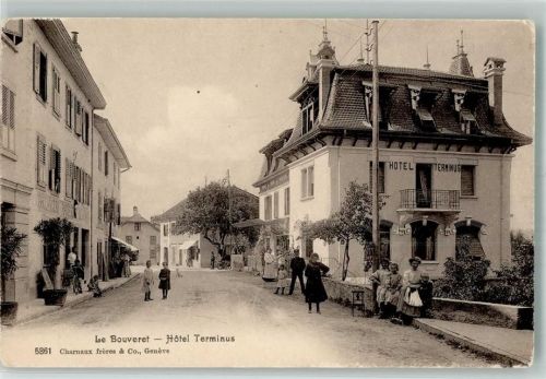 1897 Bouveret Foto AK Hotel Terminus