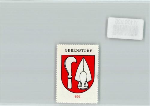 5412 Gebenstorf Reuss - Vignette Wappen Kaffee Hag ca 1920-1940 Gebenstorf