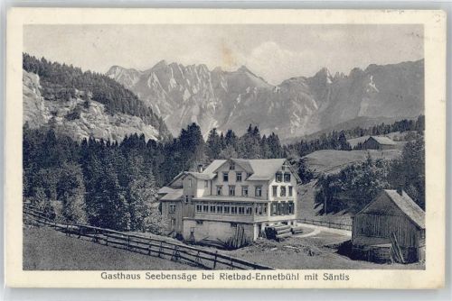 9651 Rietbad Ennetbühl - Gasthaus Seebensäge, Säntis