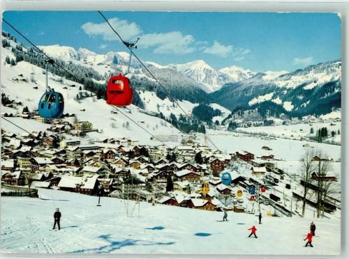3770 Zweisimmen - Gondelbahn Rinderberg Winter