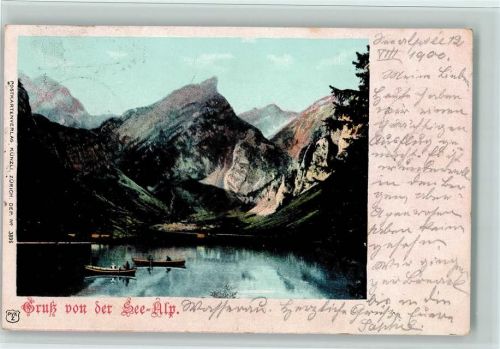 Seealpsee 1900 - Gruss von der See-Alp