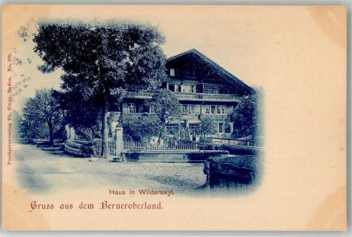 3812 Wilderswil Foto AK Haus im Berneroberland