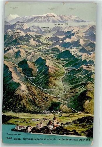 3700 Spiez - Vogelschau Simmentalbahn MOB