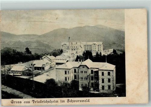 Friedrichsheim im Schwarzwald - Heilstätten 1908 AK Tuberkulose