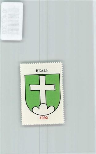 6491 Realp - Vignette Wappen Kaffee Hag 1920-1940 Kreuz