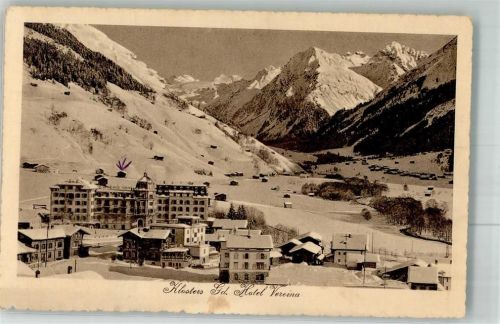 7250 Klosters 1926 Winter Hotel Verina