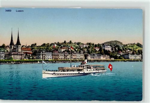 6000 Luzern Lucerne - Dampfschiff