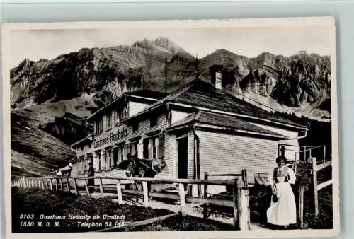 9107 Urnäsch - Gasthaus Hochalp ob Urnäsch Packesel
