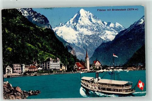 6454 Flüelen - Bristenstock Dampfer