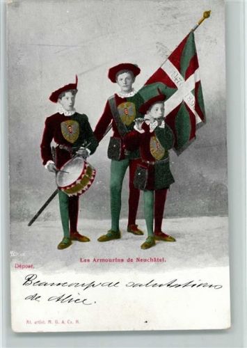 2000 Neuchâtel Neuenburg 1904 - Armourins