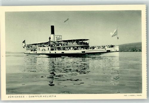 Raddampfer Helvetia Zürichsee Binnenschiff