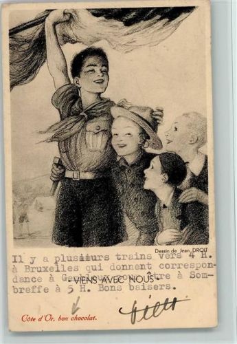 Cote d Or, bon chocolat - Pfadfinder Schokolade 1939