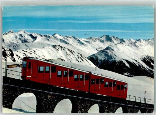 7260 Davos Dorf 1991 Winter Bergbahn Parsennbahn