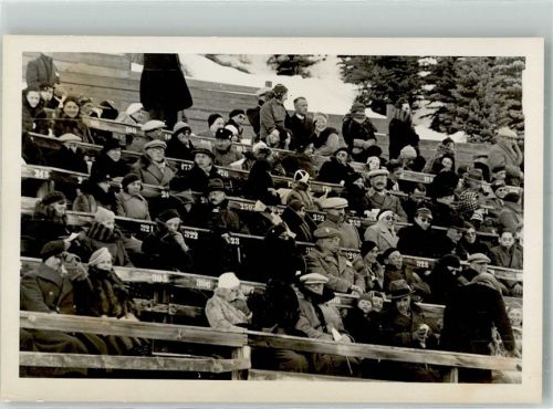 7500 St. Moritz Gebrauchsspuren Europameisterschaft 1935 Eiskunstlauf Ort handschriftlich