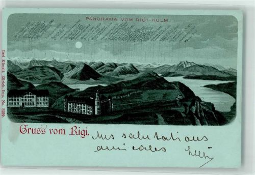 6410 Rigi Kulm 1898 - Panorama