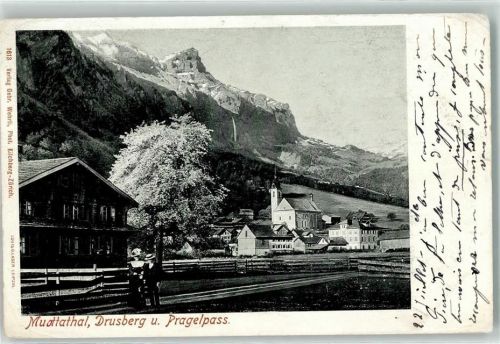 6436 Muotathal 1903 - Drusberg u. Pragelpass