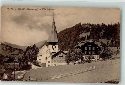 3792 Saanen 1911 - Kirche