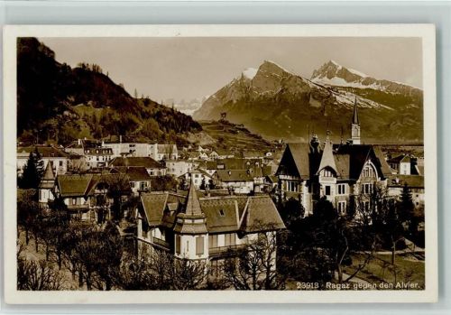 7310 Bad Ragaz 1933 - gegen den Alvier