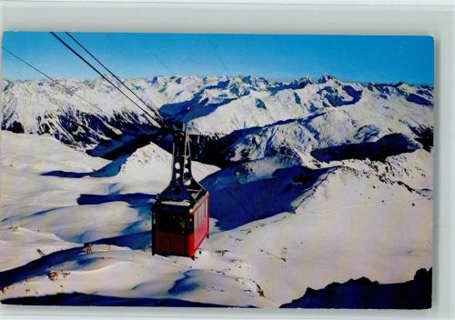 7260 Davos Dorf - Weissfluh Seibahn Winteraufnahme