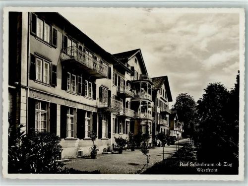 6313 Bad Schönbrunn Menzingen - Bad Schönbrunn ob Zug Westfront
