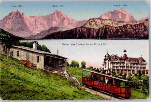 Gurten Kulm 1914 - Bergbahn