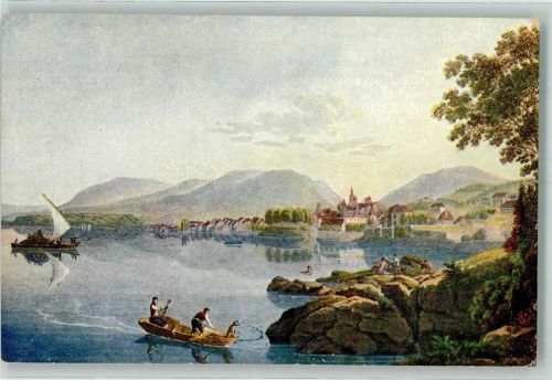 2000 Neuchâtel Neuenburg 1920 Künstlerkarte sign. Lory