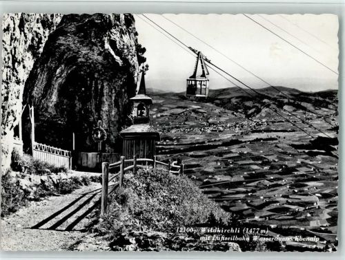 Aescher-Wildkirchli - Wildkirchli mit Luftseilbahn Wasserauen-Ebenalp