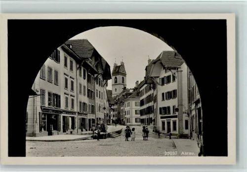 5000 Aarau 1922 - Wehrli Verlag 23037 -Straßenbild, gute Erhaltung AK