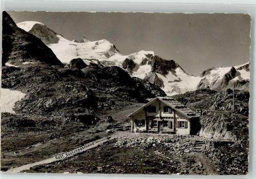 Sustenpass Gebrauchsspuren Gasthaus Sustenpasshöhe Foto Gyger