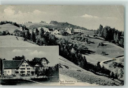 9428 Walzenhausen Gebrauchsspuren Gasthaus Pension Zur Sonne