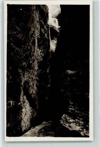 3860 Meiringen - Aareschlucht Ort handschriftlich